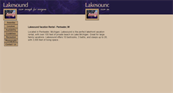 Desktop Screenshot of lakesound.net